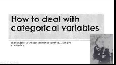 Categorical data in Machine Learning