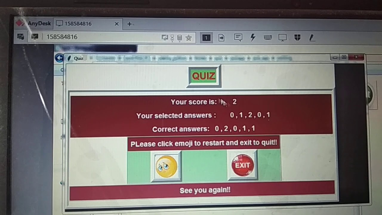 Quiz with tkinter - YouTube