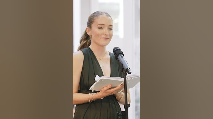 Sister's Maid of Honor Speech Brings Everyone to Tears