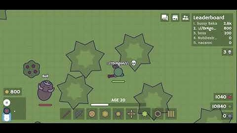 Moomoo.io - Getting Ruby Bow With Stick!