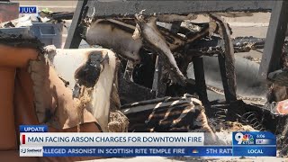 Federal agents arrest man in connection with fire at Scottish Rite Temple