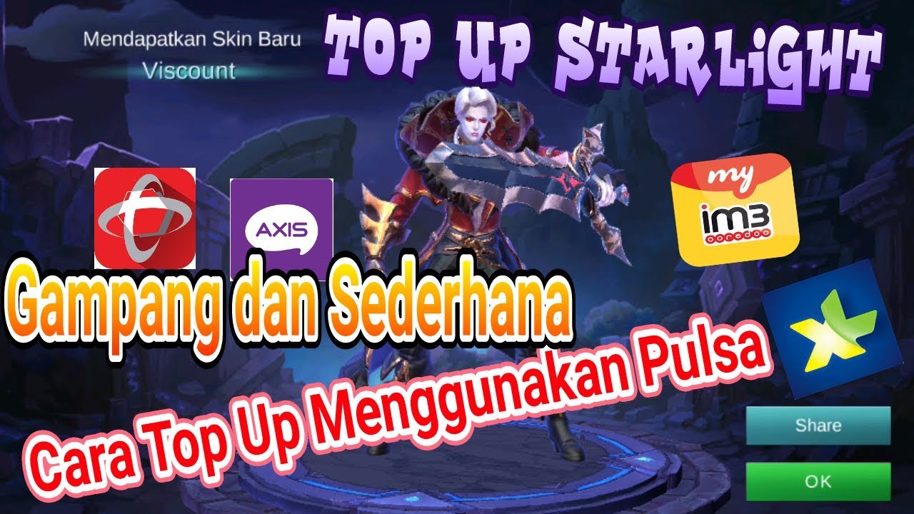 CARA BELI SKIN STARLIGHT ALUCARD VISCOUNT LEWAT PULSA YouTube CARA BELI SKIN STARLIGHT ALUCARD VISCOUNT LEWAT PULSA YouTube