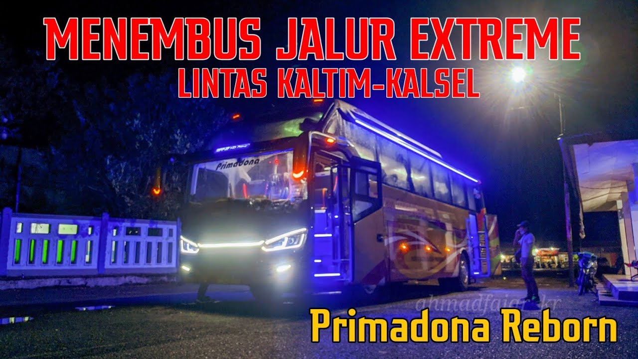 UJI TENAGA BUS BARU DI GUNUNG RAMBUTAN, JALUR LINTAS KALIMANTAN, Pulau Indah Jaya Legacy SR-2