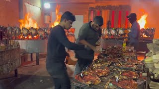 اكل الشوارع العراقي | السمك المسكوف العراقي على نهر دجلة في المطعم المسكوف ابو جنة