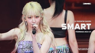 240511 르세라핌 사쿠라 'SMART' 직캠 LE SSERAFIM Sakura 4k Fancam @FAN MEETING 'FEARNADA' 2024 S/S