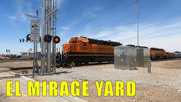 BNSF Freight Train Operations at the El Mirage Yard