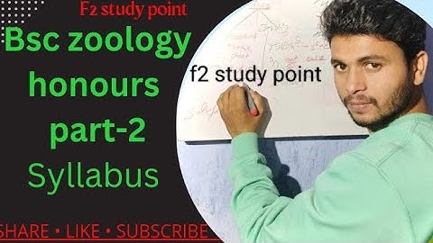 bsc part2 zoology honours//syllabus//bsc part2 syllabus//f2studypoint