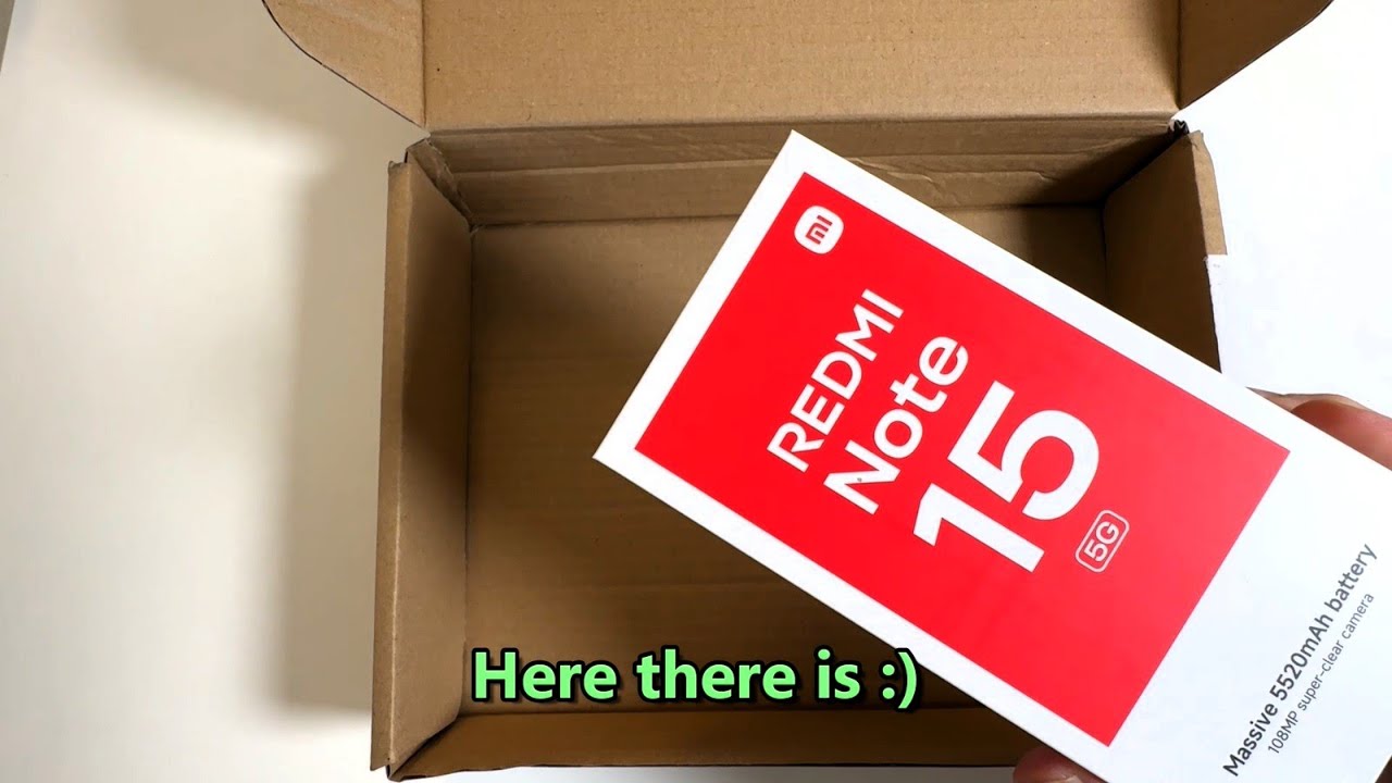 Xiaomi Redmi Note 15 5G UNBOXING