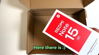 Xiaomi Redmi Note 15 5G UNBOXING