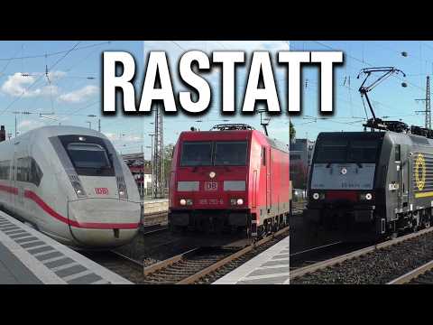Züge in Rastatt #097 mit BR401 BR215  & VIEL MEHR