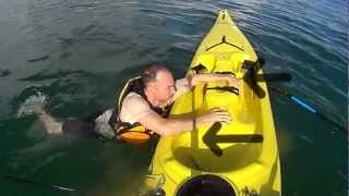 How to Re Enter Sit On Top Kayak