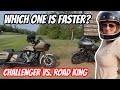 She Wanted To Race / Indian Challenger vs. Harley Davidson Road King