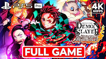DEMON SLAYER: KIMETSU NO YAIBA Gameplay Walkthrough FULL GAME 100% [4K 60FPS PS5 PRO] No Commentary