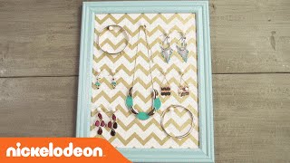 DIY Crafts | TeenNick Picture Frame Jewelry Board | Nick screenshot 3