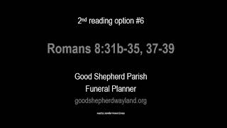 Romans 8:31b-35, 37-39