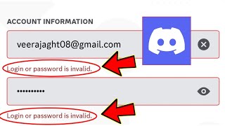 how to solve login or password is invalid in discord || discord login or password is invalid screenshot 5