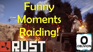 Funny Rust Moments Raiding - Vanilla Rust