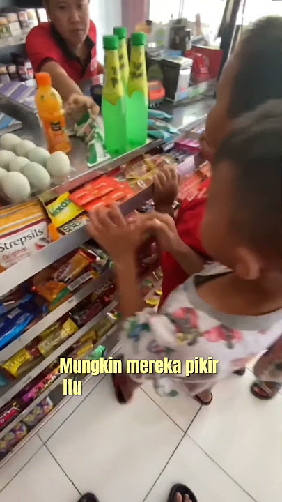Santan kelapa dikira susu #santan #susu #bocil