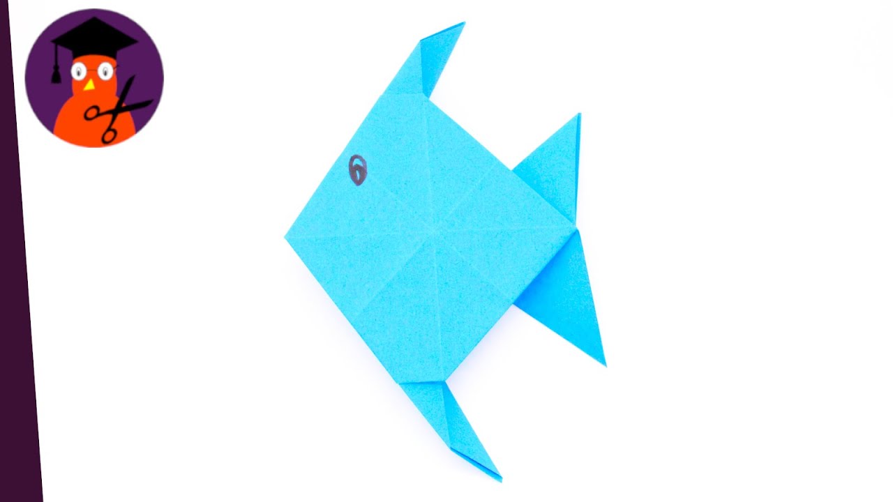 Basteln mit Papier Fisch DIY Deko für Geburtstag, Sommer & Urlaub 