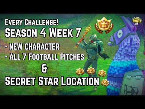 All Season 4 Week 7 Challenges New Character Secret Battlestar - all season 4 week 7 challenges new character secret battlestar location fortnite battle royale