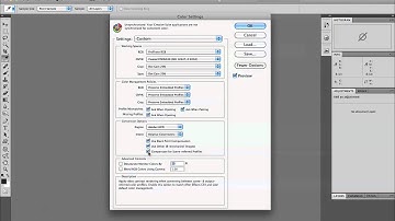 Color Settings panel.mov
