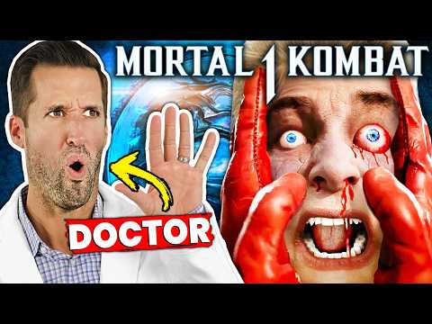 ВРАЧ смотрит фаталити в Mortal Kombat 1 (MK1) Хоумлендер vs Омни-Мэн