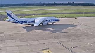 Volga-Dnepr Airlines Antonov An-124 RA-82046 at Dusseldorf Airport August 1st 2021 (Webcam)