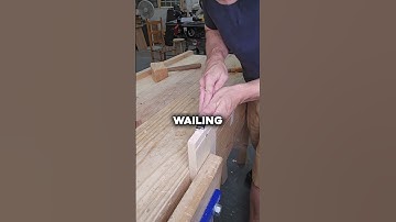 When do you Chisel with a Mallet? #wood #howto #woodwork #diy #tooltips #carpentry