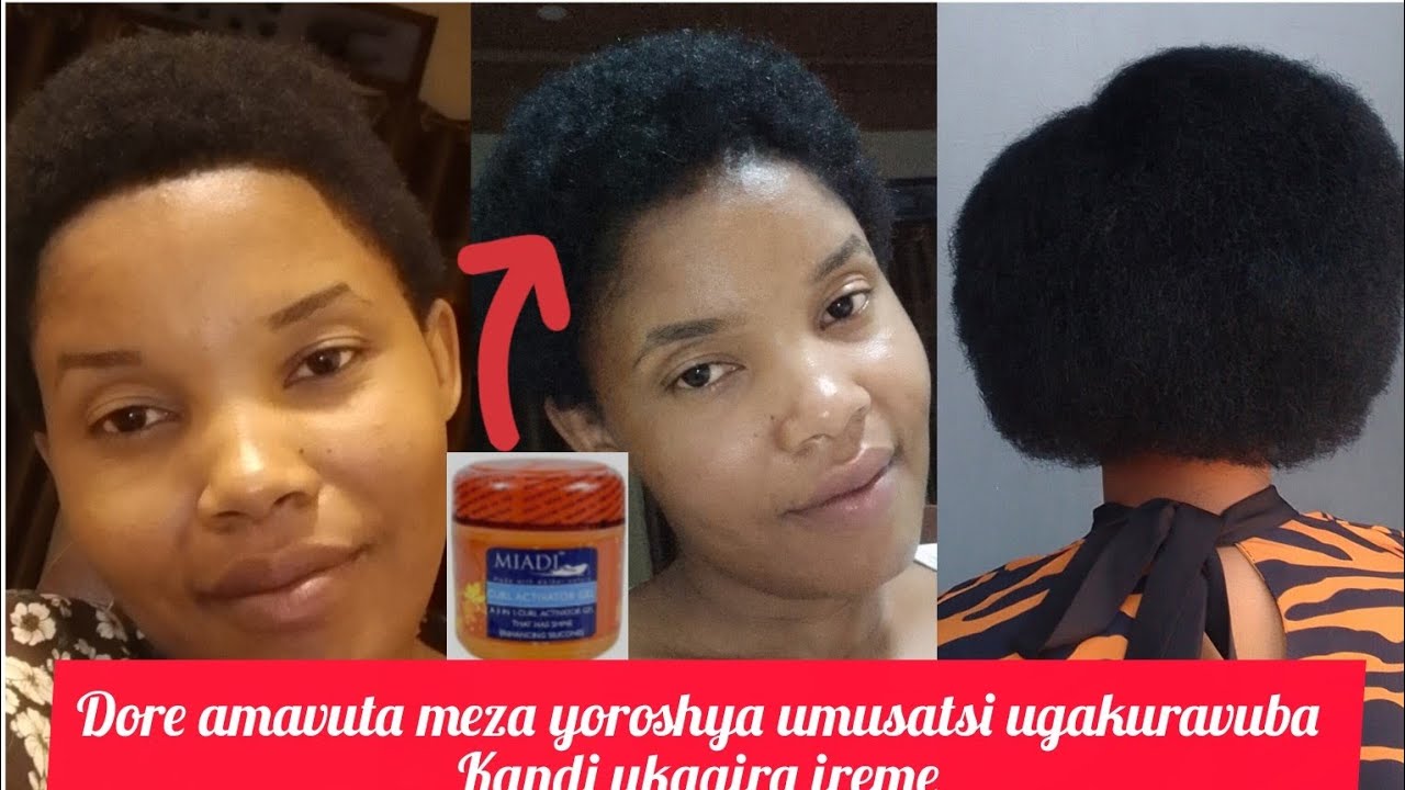 Dore amavuta meza ahendutse yoroshya umusatsi ugakuravuba Kandi ukagira ireme 