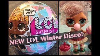 Opening New Lol Surprise Winter Disco Glitter Globe Series & L.o.l. Lils Dolls Unboxing & Review
