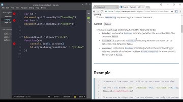 The event object in JavaScript