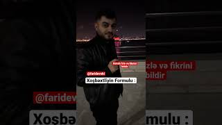 Həyat Xilas Edən Xoşbəxtlik Formulu : Bu 3 qaydanı edin həyatınız daha da gözəlləşsin ✨ faridevski