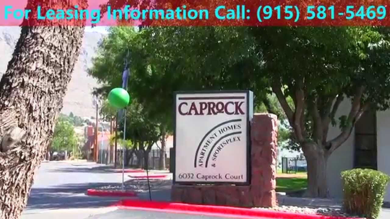 Caprock Apartment Homes YouTube