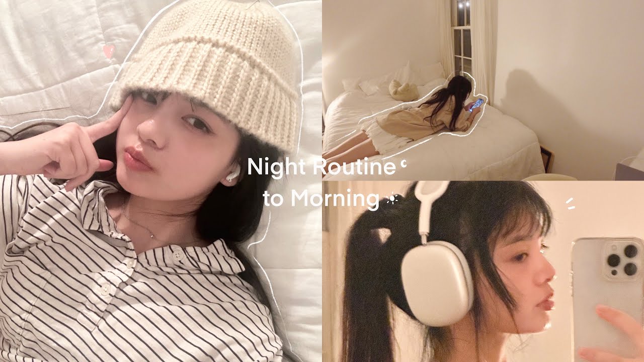 10 pm Night Routine to Wake Up at 5 am ☽ Skincare routine, Cooking & Productive morning routine