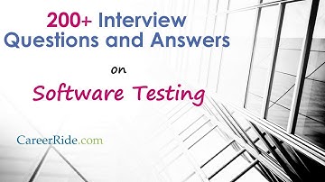 200+ Software Testing Interview Questions in video form