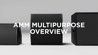 AMM Loudspeaker Family Overview