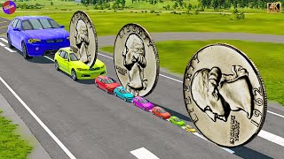 Giant & Small Cars Vs Giant Coins | BeamNG.drive 🔥 screenshot 5