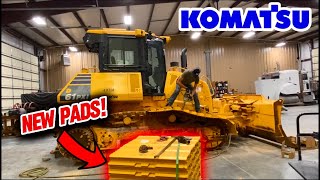 Replacing The Pads On A Komatsu D-61 PXi-[Pt 2]
