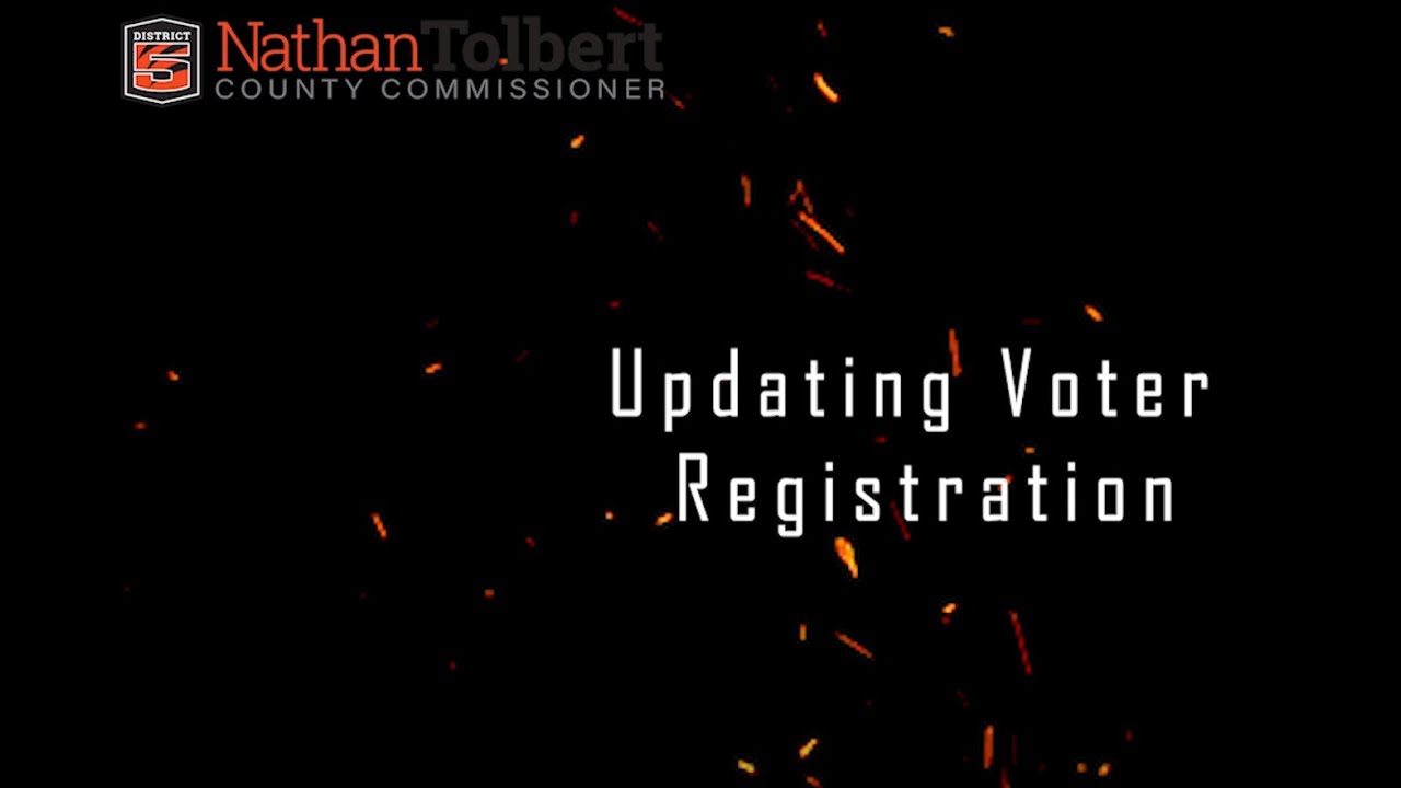 Voter Registration Update (TUTORIAL)