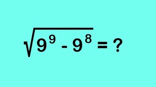 Math Olympiad l Calculator Not 🚫 allowed l Simplify this 