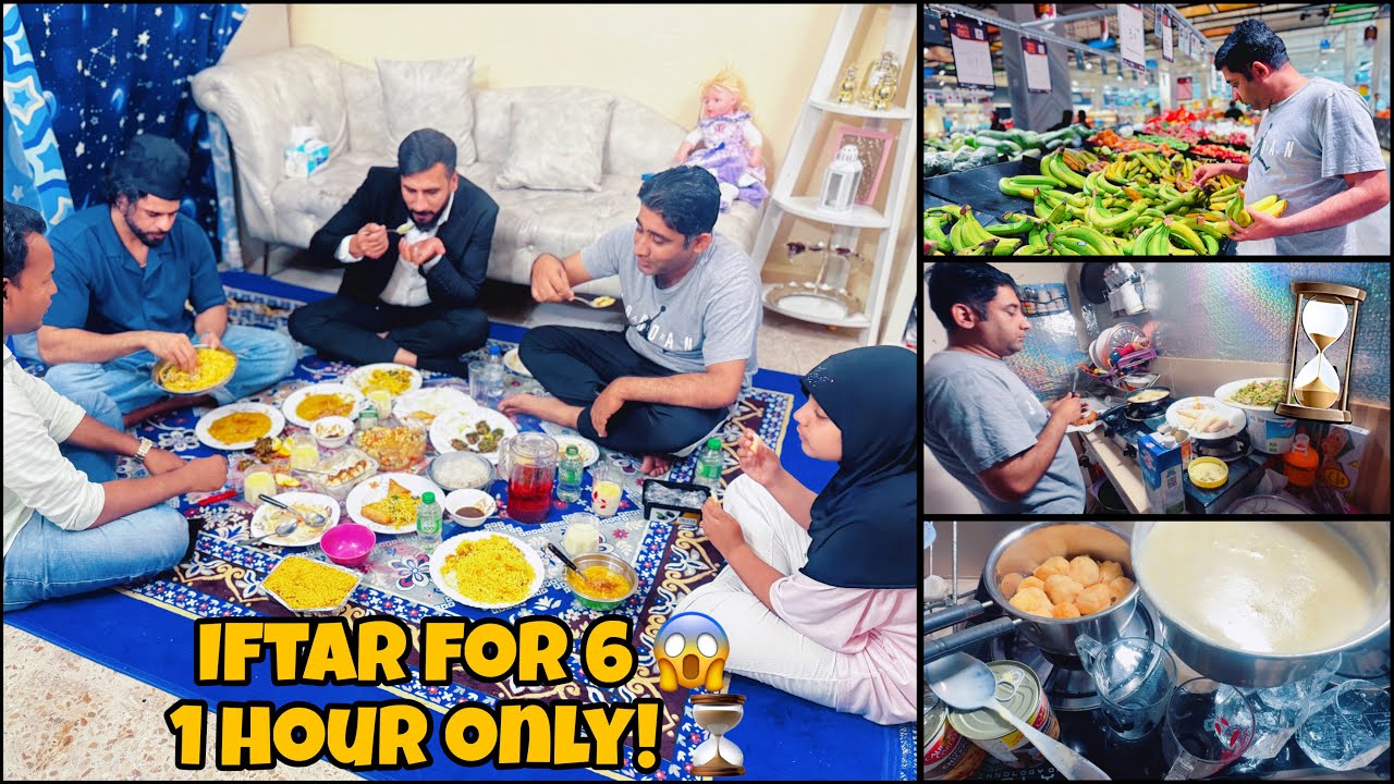 Hosting Iftar for 6 in Just 1 Hour! 😱 Ramadan Freezer Hack