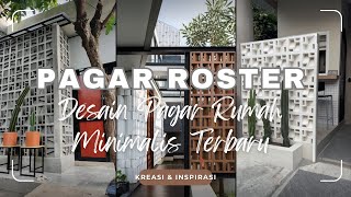 MODEL PAGAR ROSTER BISA SECANTIK INI?! Trik Desain PAGAR RUMAH Anti Mainstream, Hunian AUTO-KEREN! MODEL PAGAR ROSTER BISA SECANTIK INI?! Trik Desain PAGAR RUMAH Anti Mainstream, Hunian AUTO-KEREN!
