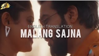 English translation of MALANG SAJAN |SACHET-PARAMPARA | JK STUDIO