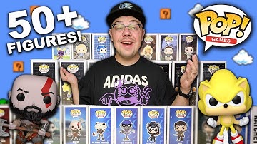 My ENTIRE Video Game Funko Pop Collection! (50+ Pops)
