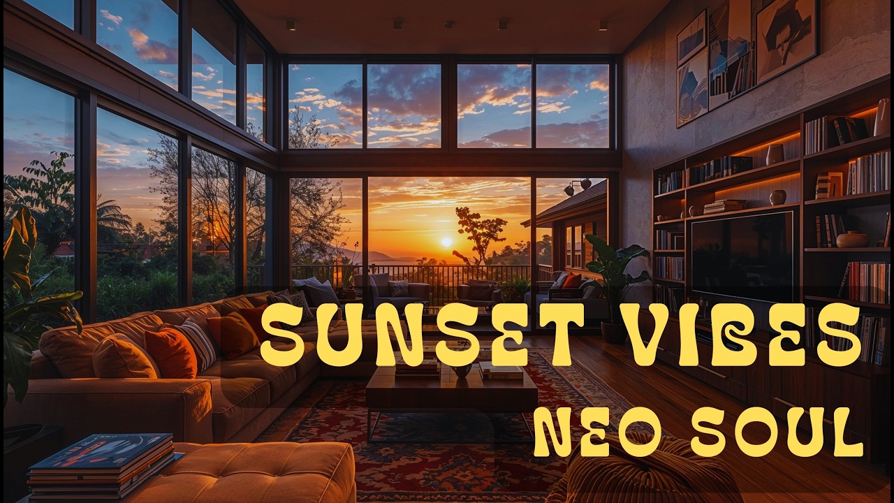 Neo Soul Sunset Evening Chill | Smooth Soulful Music for Relaxing & Studying | 1 Hour