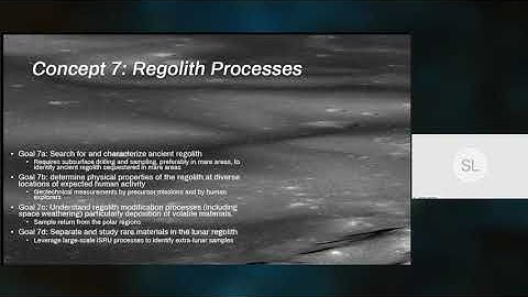 Lunar Surface Science Workshop: Dust and Regolith: S Lawrence
