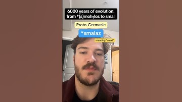 "Small" evolving from the Bronze Age to today #linguistics #history #etymology #language