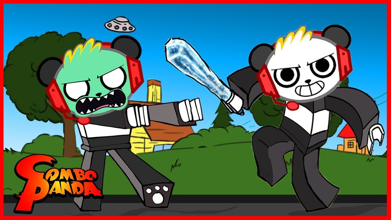 Roblox Most Epic Battle with Zombies and Ice Breaker Let's Play with Combo Panda