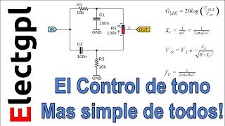 Control de tonos muy simple, no requiere fuente de alimentacion