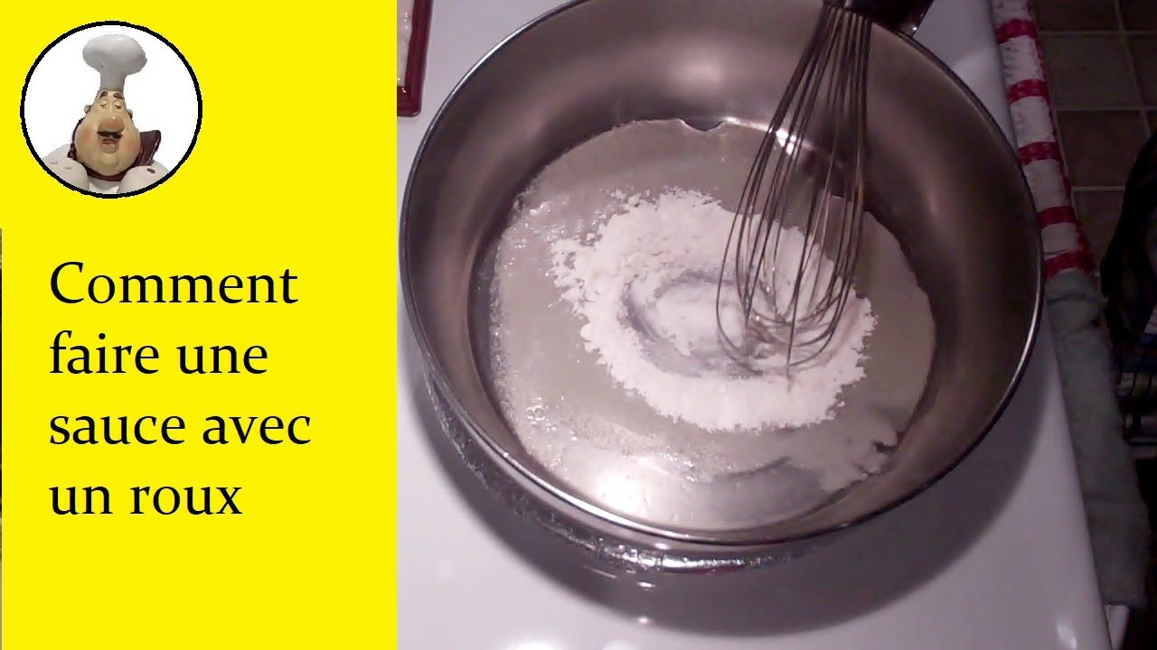 Comment faire une sauce avec roux - YouTube
